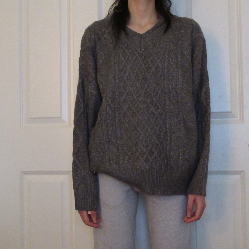 V-Neck Soft Knit Sweater